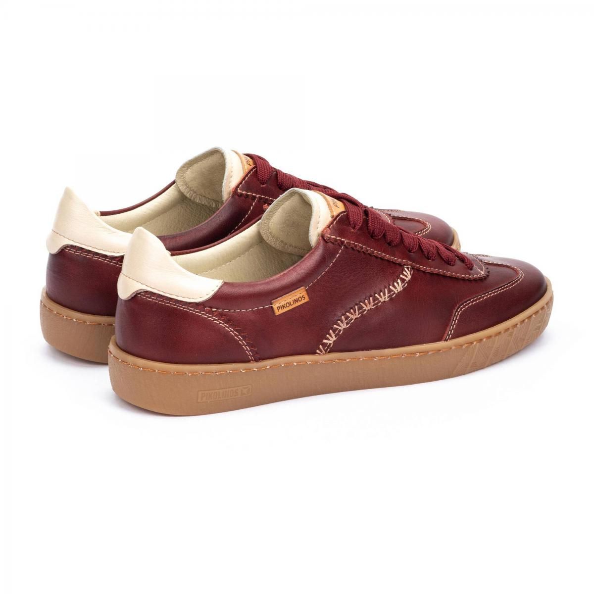 피콜리노스 컴포트 레더 로우탑 스니커즈 LANZAROTE W7B-6508C2 ARCILLA - 상세 이미지 4