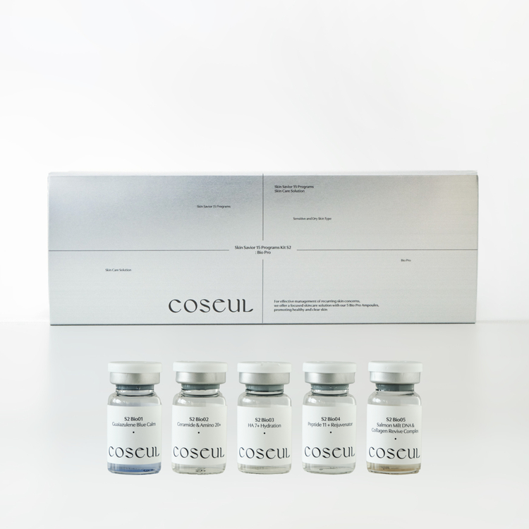 코슬 S2코어부스팅 탄력 앰플 EGF PDRN 펩타이드 콜라겐 장벽 강화 6ml x 5개입 - 상품 이미지
