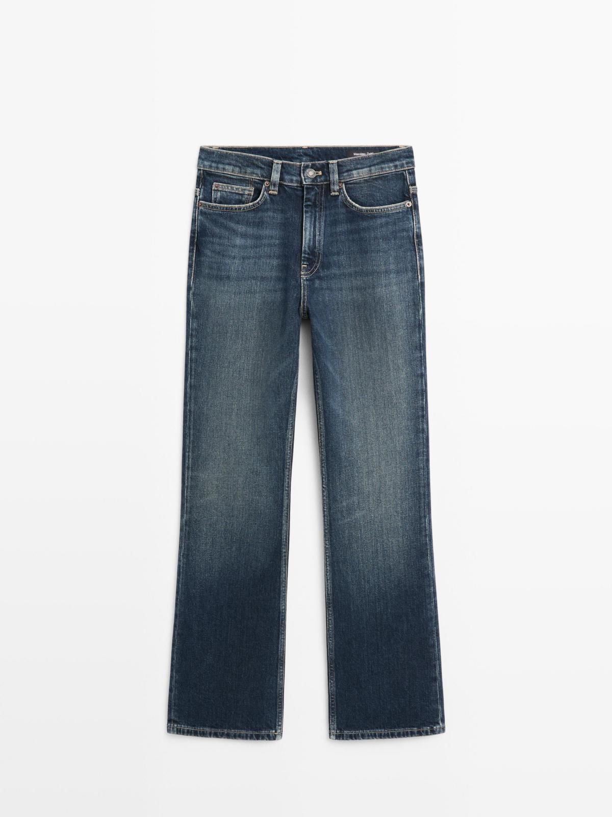 마시모두띠 하이웨이스트 데님 부츠컷 청바지 5045/645 MEDIUM BLUE - 상세 이미지 5