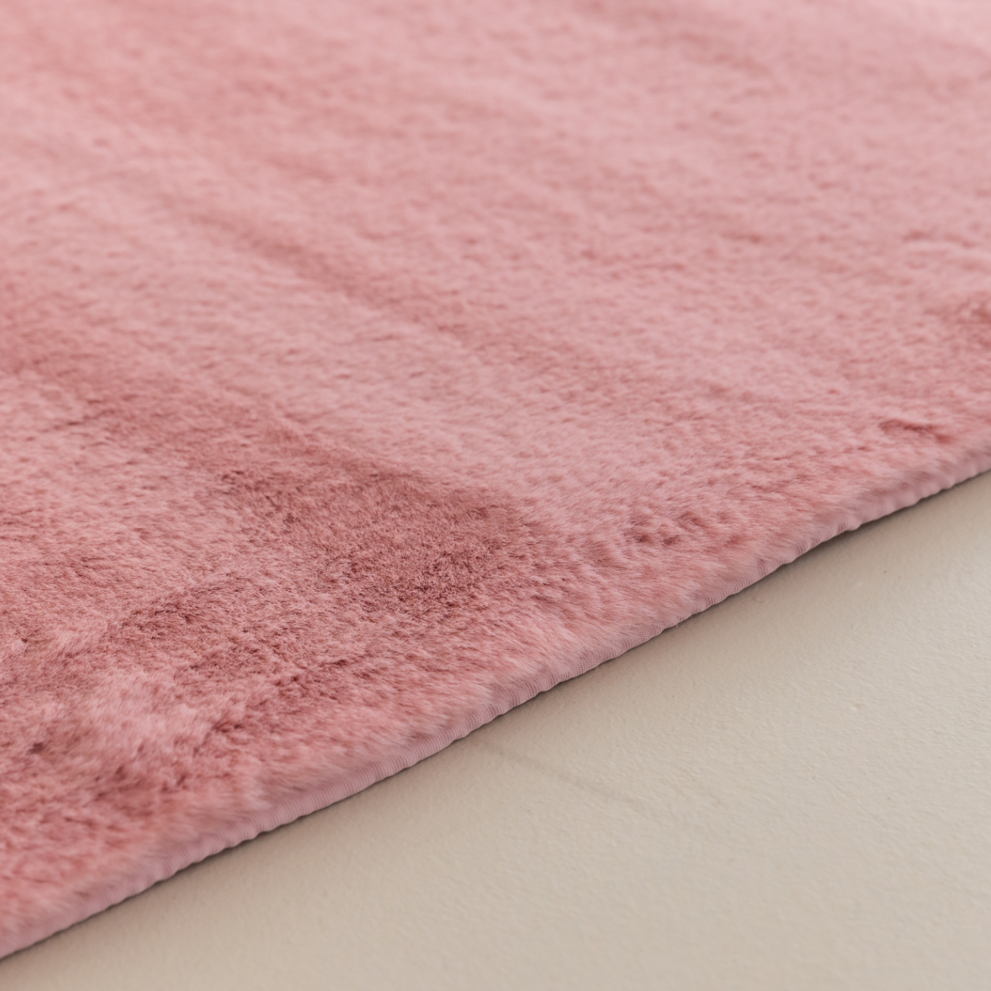 먼지없는 워셔블 장모 온감 러그 대형 거실 침실 원룸 에코퍼 핑크, 원형 170