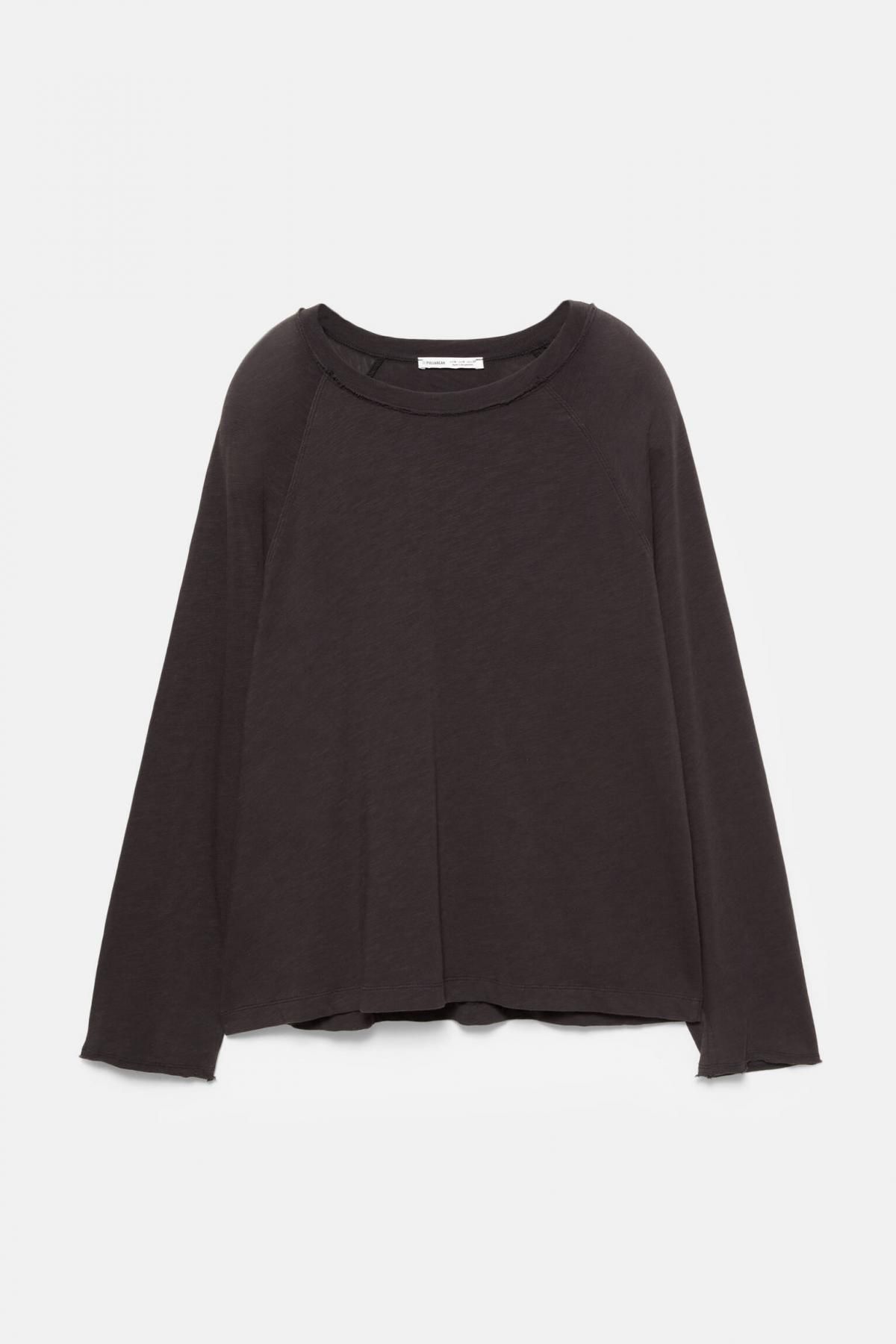 풀앤베어 베이직 라운드넥 긴팔 래글런 티셔츠 7152/306 ANTHRACITE GREY - 메인 이미지