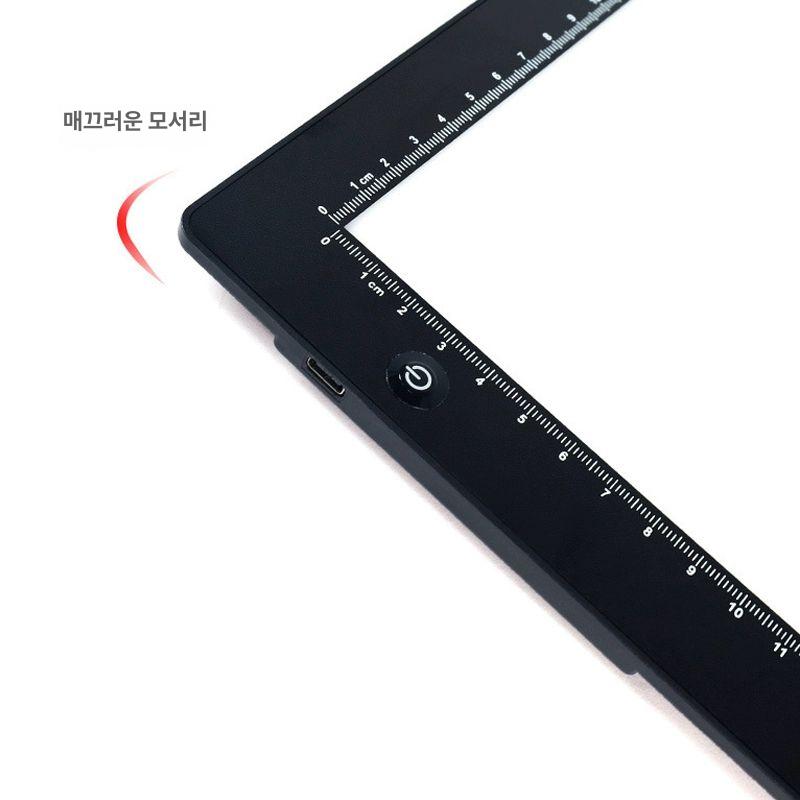 led 필사용 백라이트 번들 패널 로그인 스트립 라이트 보드 알루미늄 합금 자성 A2 패드 포함 - 상세 이미지 3