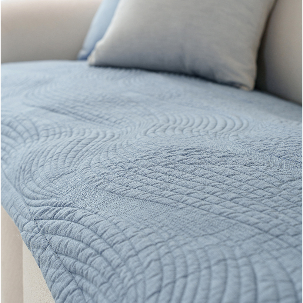 순면 쇼파 패드 60수 아사 누빔 논슬립 미끄럼방지 3인용