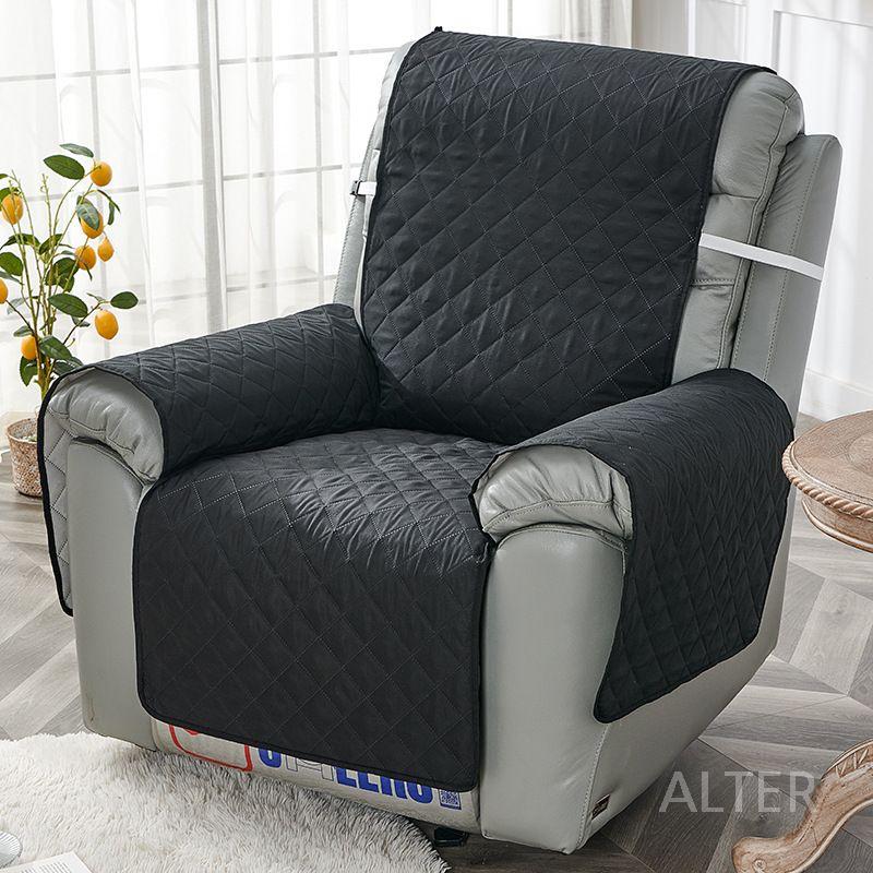 천갈이 리클라이너 커버 덮개 패브릭 쇼파 베드 블랙 55x196cm - 상세 이미지 3