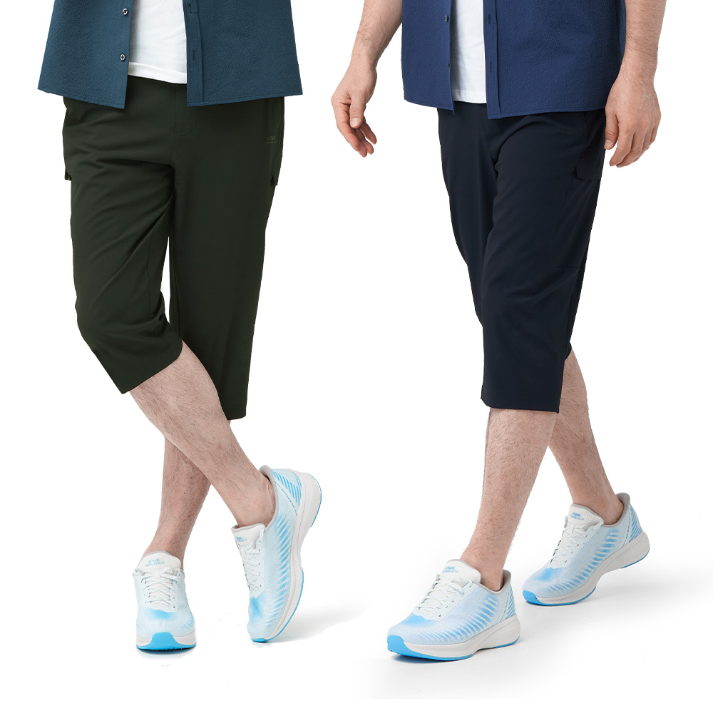 [PWX][A]Q224-7521-22 남성 7부 카고 팬츠 - 상품 이미지