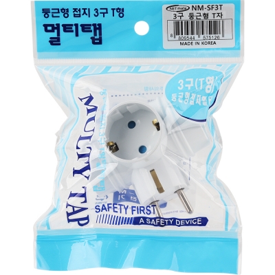 강원전자 넷메이트 SAFE 멀티탭 3구 접지 T형 - 상세 이미지 3