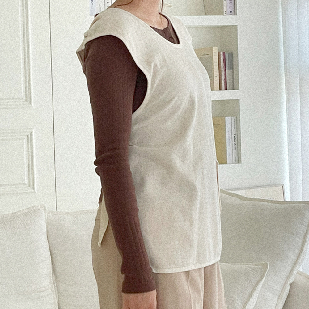 [베이비소풍] 엄마 턱받이 시그니처 노블 포켓 올데이핏 / 앞치마 침받이 수유 트림 패드