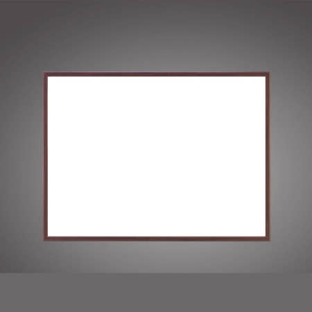일반 화이트보드(월넛) 60x90cm 학원칠판 가정용칠판
