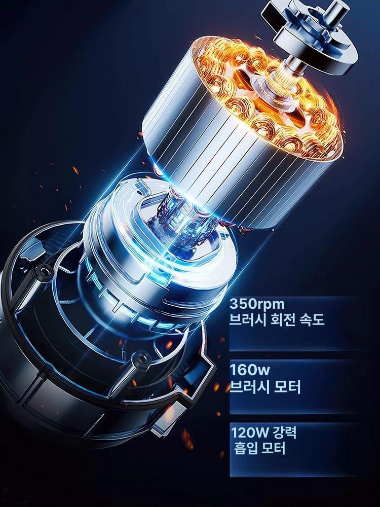 보행식 바닥 청소기 습식 전동 세척기 청소기계 2호 미니 버전 - 상세 이미지 5
