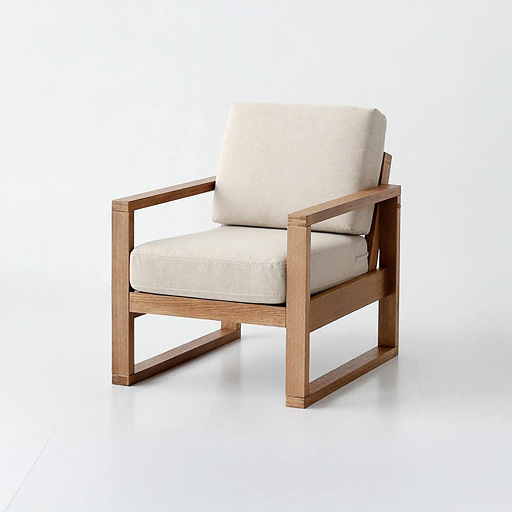 ETAN 1인소파 스툴미포함, 브라운/다크베이지 6470.6706, 1인용