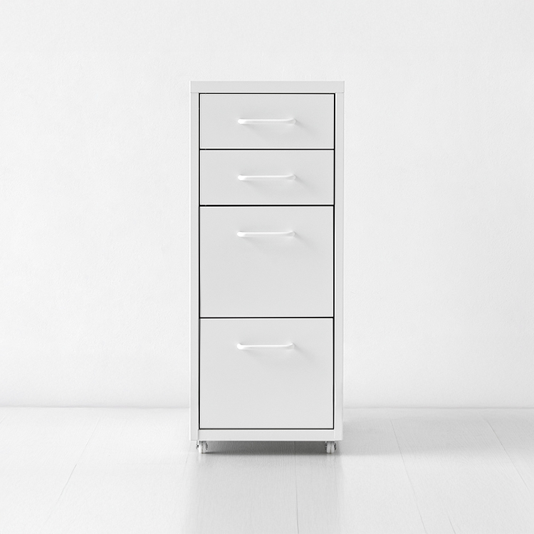 피도르 서랍장 2.2단 280x410x690mm, 2단, 화이트 4650.8331 - 메인 이미지