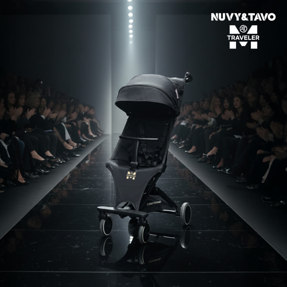 TAVO 트래블러M 유모차 접은 모습