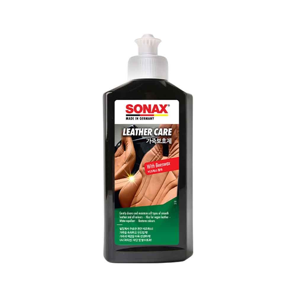 SONAX 소낙스 가죽보호제 250ml 가죽 관리 코팅제 + 타월 1EA 색상랜덤 증정 - 메인 이미지