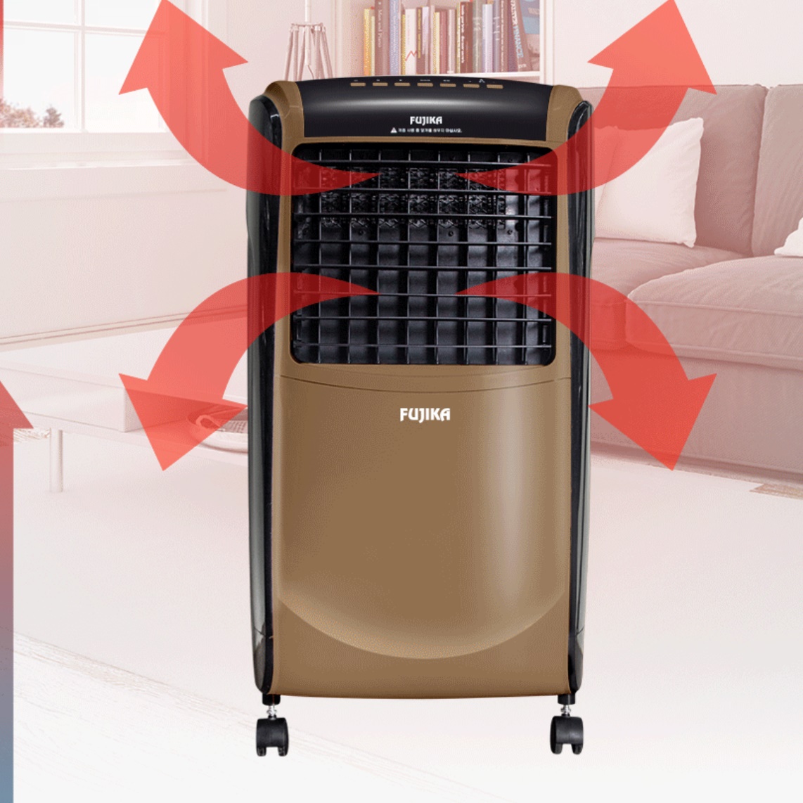 53㎡ 공기청정 사무실 전기온풍기 대형 업소용 전기 온풍기