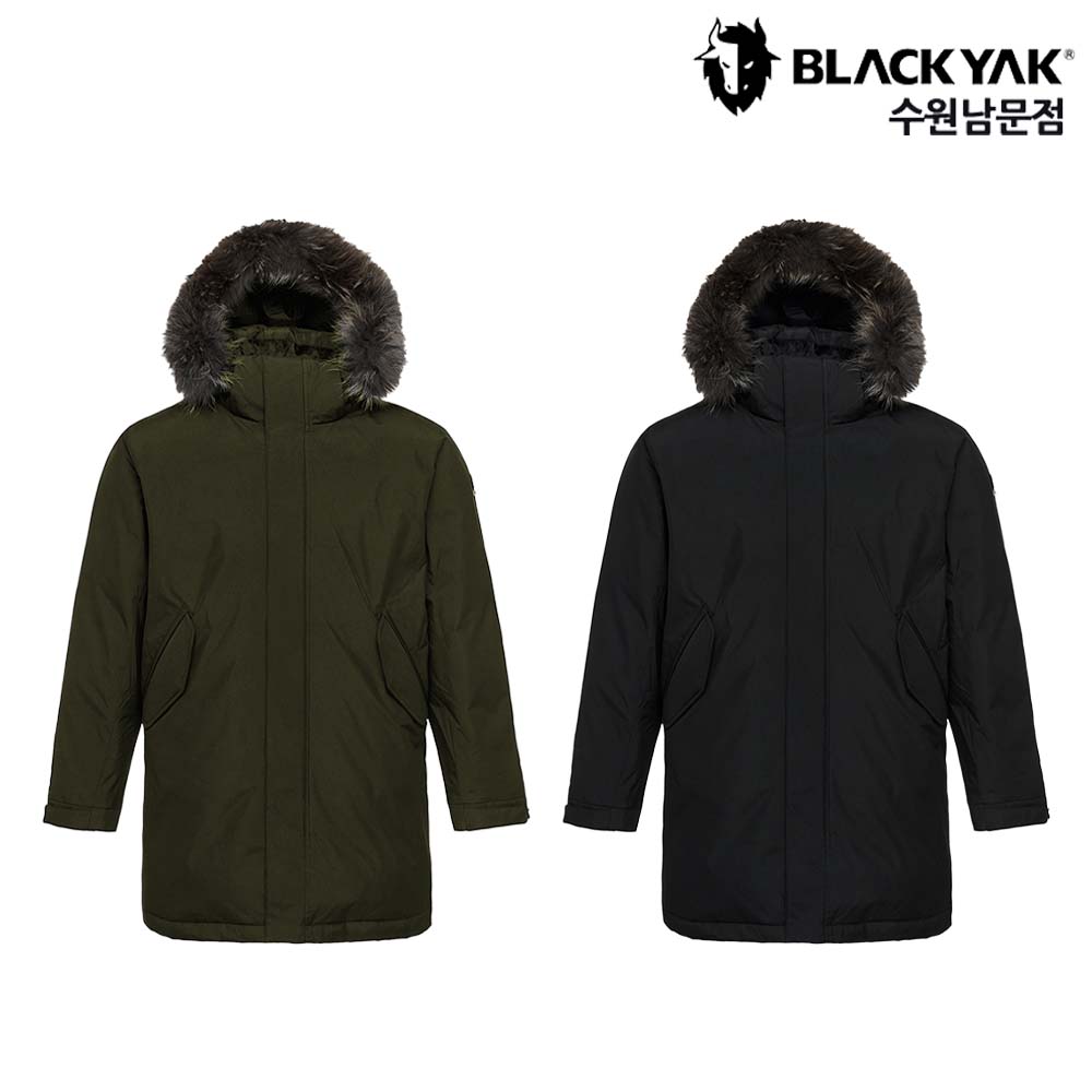블랙야크 남성 겨울 롱패딩 구스다운 윈드스토퍼 방풍 보온 히마 WSP 롱 다운자켓