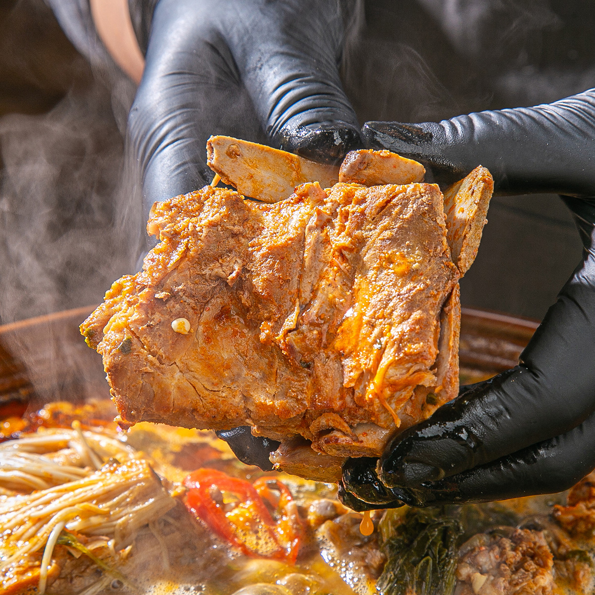 대용량 감자탕 4.7kg x 1팩 국내산 등뼈 사골 - 상세 이미지 4