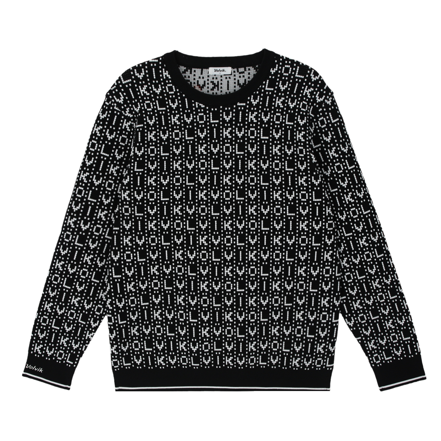 볼빅 골프웨어 볼빅 남성골프웨어 남성골프니트 간절기 패턴 라운드 긴팔 스웨터 VMKTP901 - 상세 이미지 2