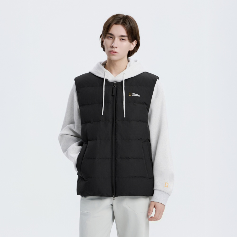 내셔널지오그래픽 N254UDV920 헤론 U넥 경량 구스다운 베스트 택 1 상세 이미지 2