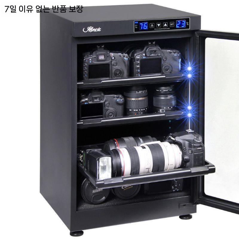 카메라 전자제습보관함 전자 ADHX200 디지털 타워형 65L 듀얼 CNC 선반 2개 0리터 0리터 - 상세 이미지 5