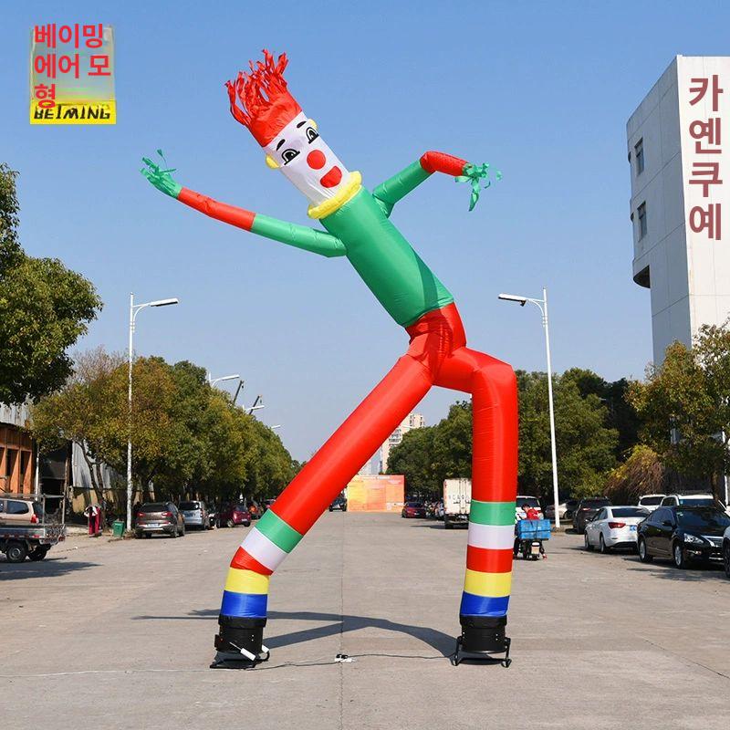 춤추는 풍선 에어 가게 벌룬 공기인형 바람 인형 홍보 4m 단일 발 수제인쇄 - 상세 이미지 3
