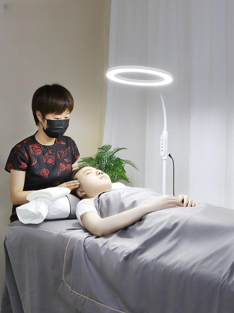 속눈썹 반영구조명 네일 반영구 미용 미포함 접이식 문라이트조명 전구가 되어 링라이트 피부과 화이트+36W 밝기 색상 A - 상품 이미지