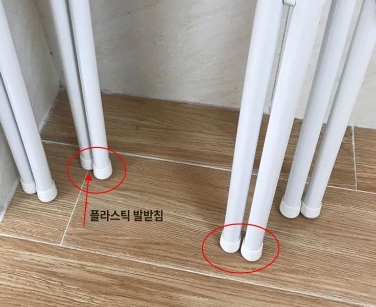바텐의자 접이식 철제 의자 바테이블 바스툴 60cm 블랙 보드표면 - 상세 이미지 5