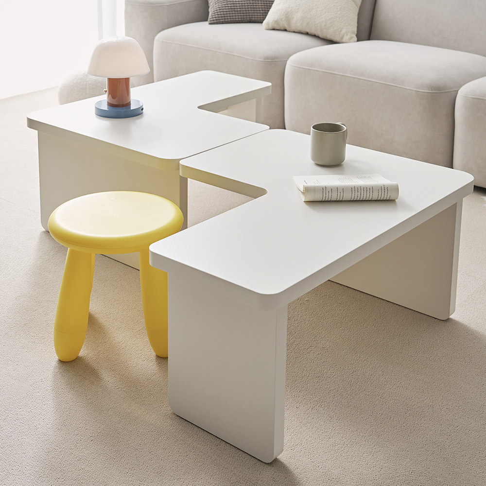 듀오 1+1 E0 확장형 거실 소파테이블 침실 침대 사이드 협탁 테이블