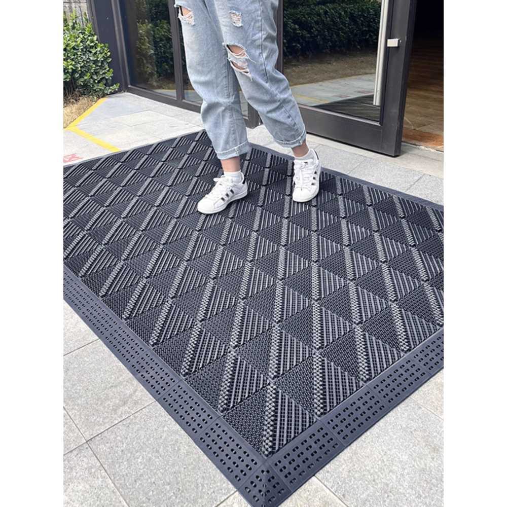 신발 흙털이 매트 바닥 청소 깔개 현관 흙 먼지 제거 A형 60x120cm - 상세 이미지 4