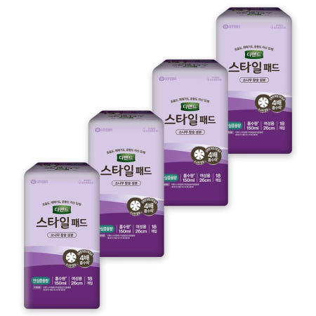 디펜드 스타일 패드 참숯 안심중용량 18매 x 4 코스트코