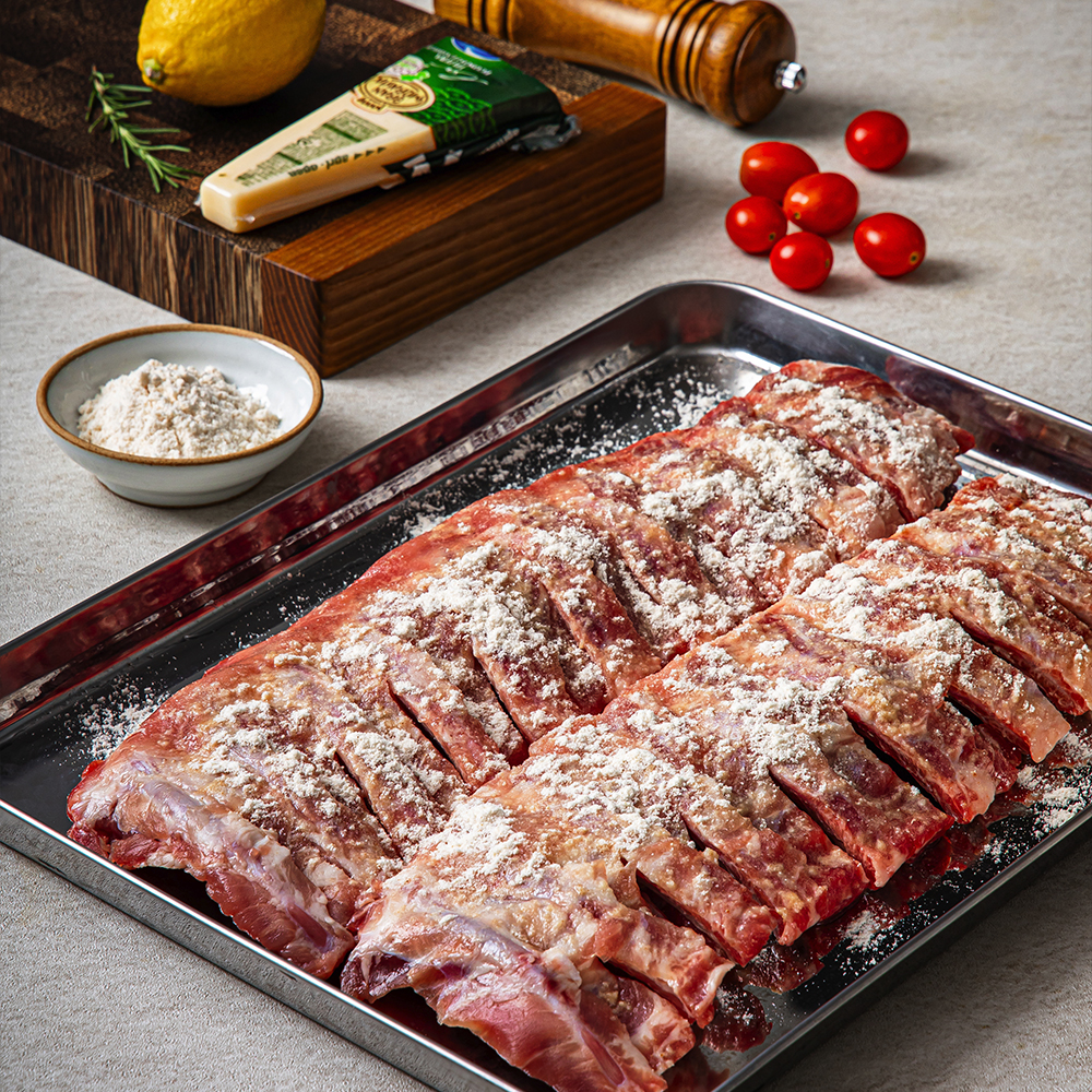 립스터 숙성 시즈닝 쪽갈비 등갈비 550g 3팩 세트 캠핑용 홈파티 바베큐 야식 술안주 이미지 7