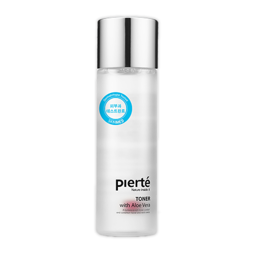 순한 토너 피에르테 토너 200ml 위드 알로에베라 천연유래 스킨로션 - 메인 이미지
