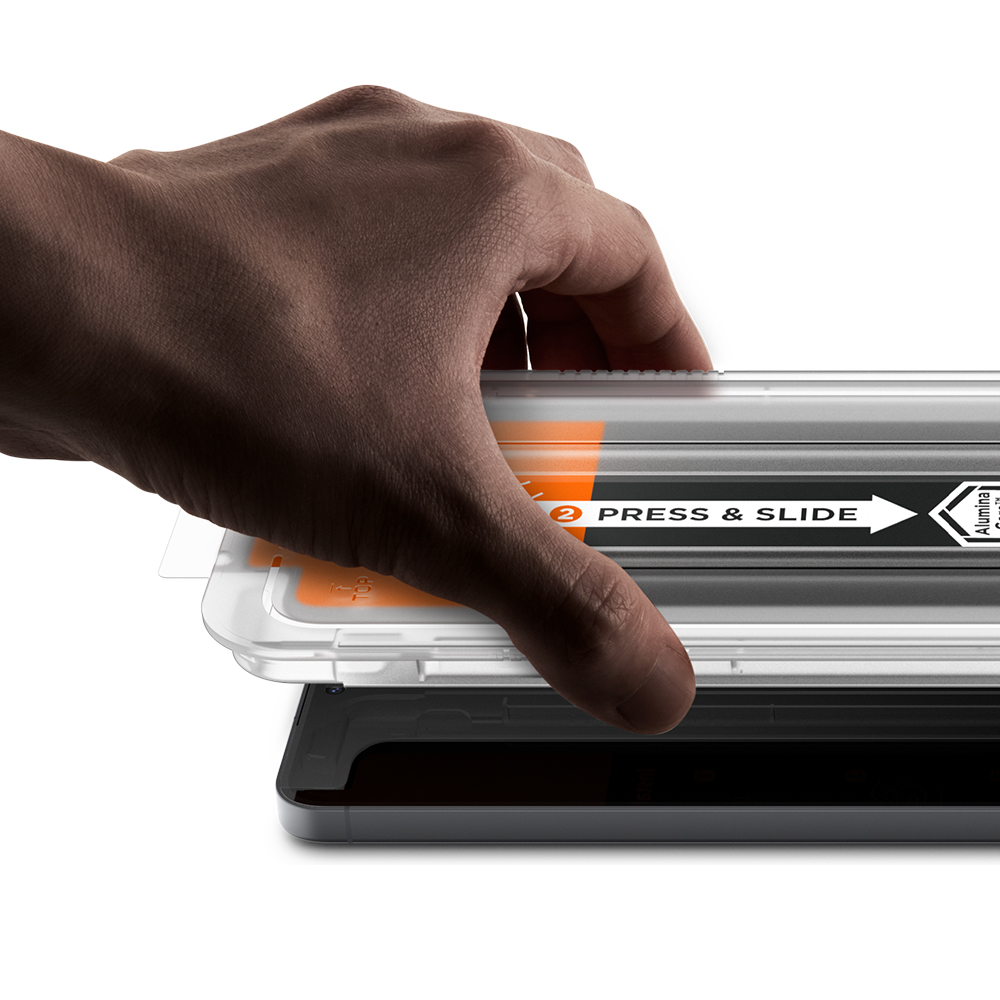 먼지 없는 슈피겐 갤럭시 고투명 강화유리 액정필름 글라스tR 이지핏 갤럭시S25 FE, 2매입 - 상세 이미지 2