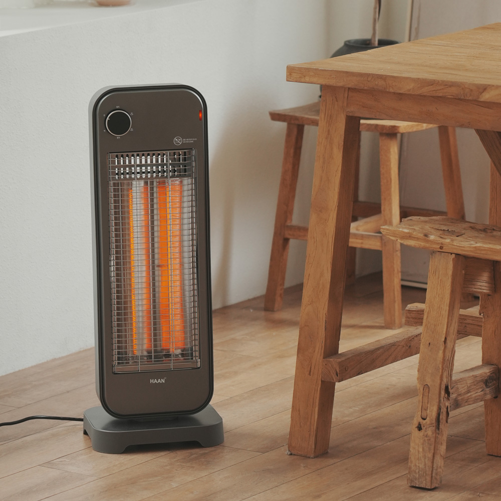 카본히터 전기난로 히터 온열기 난방기 전기스토브 Q3500 그레이