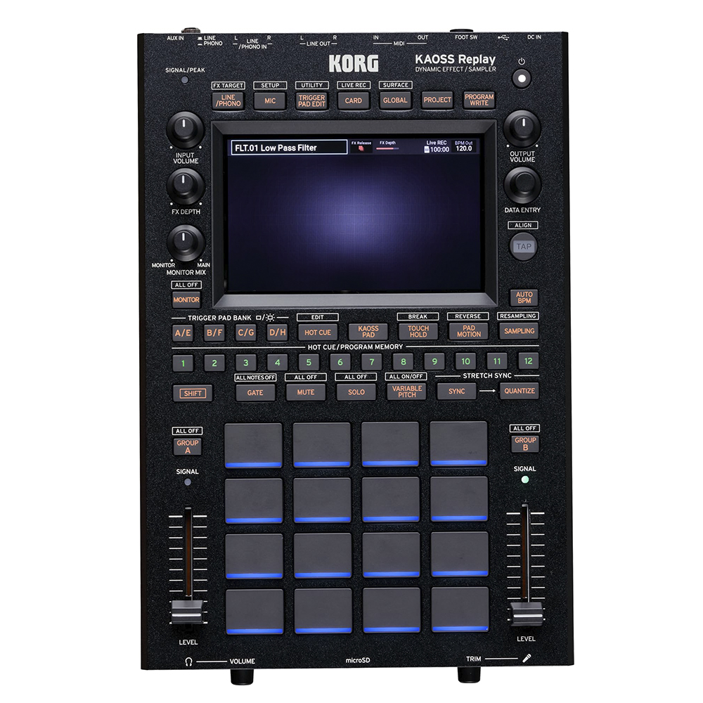 KORG KAOSS Replay 코르그 카오스 다이나믹 이펙트 샘플러 - 상품 이미지