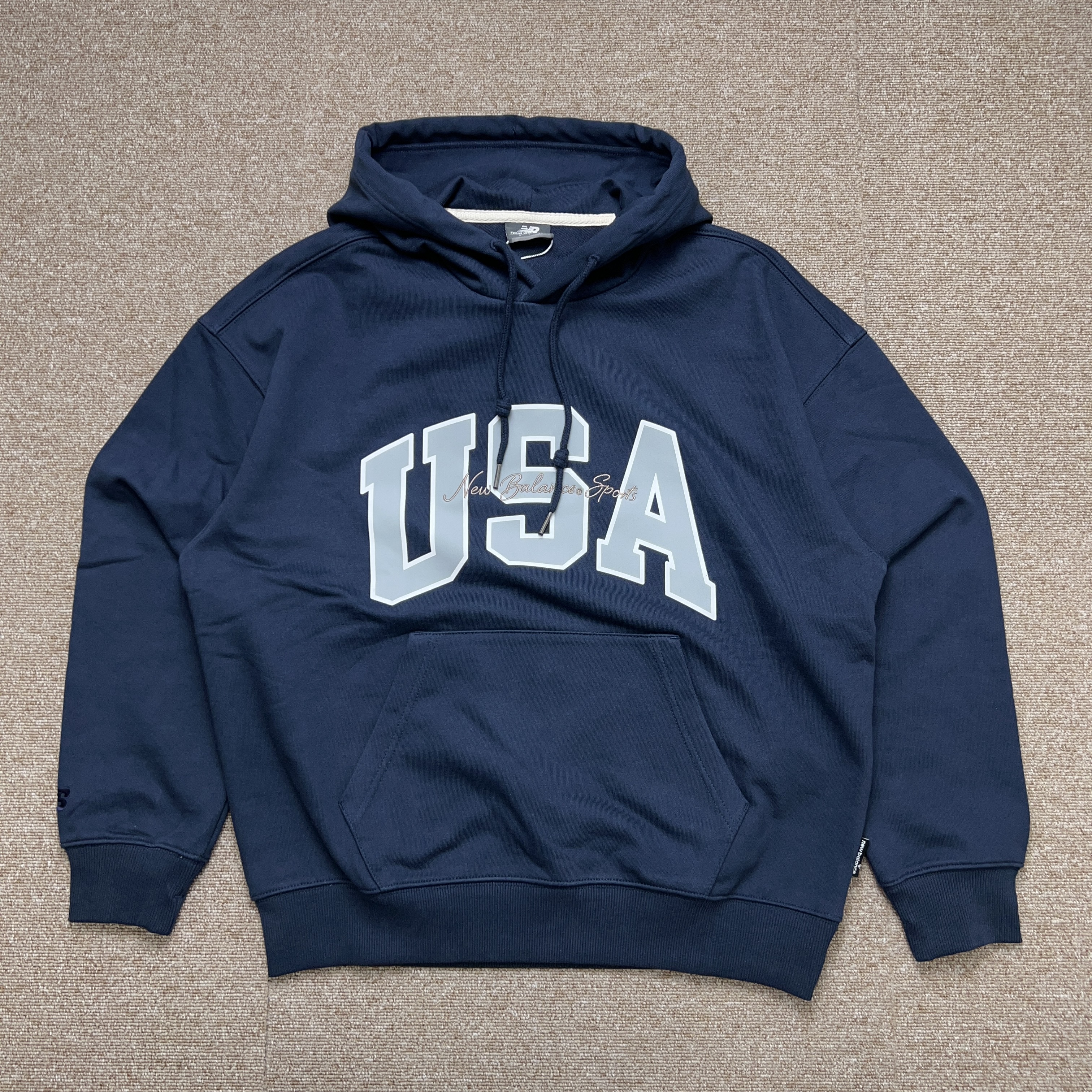 뉴발란스 후드티 USA 타이거 프린팅 기모 이미지 8