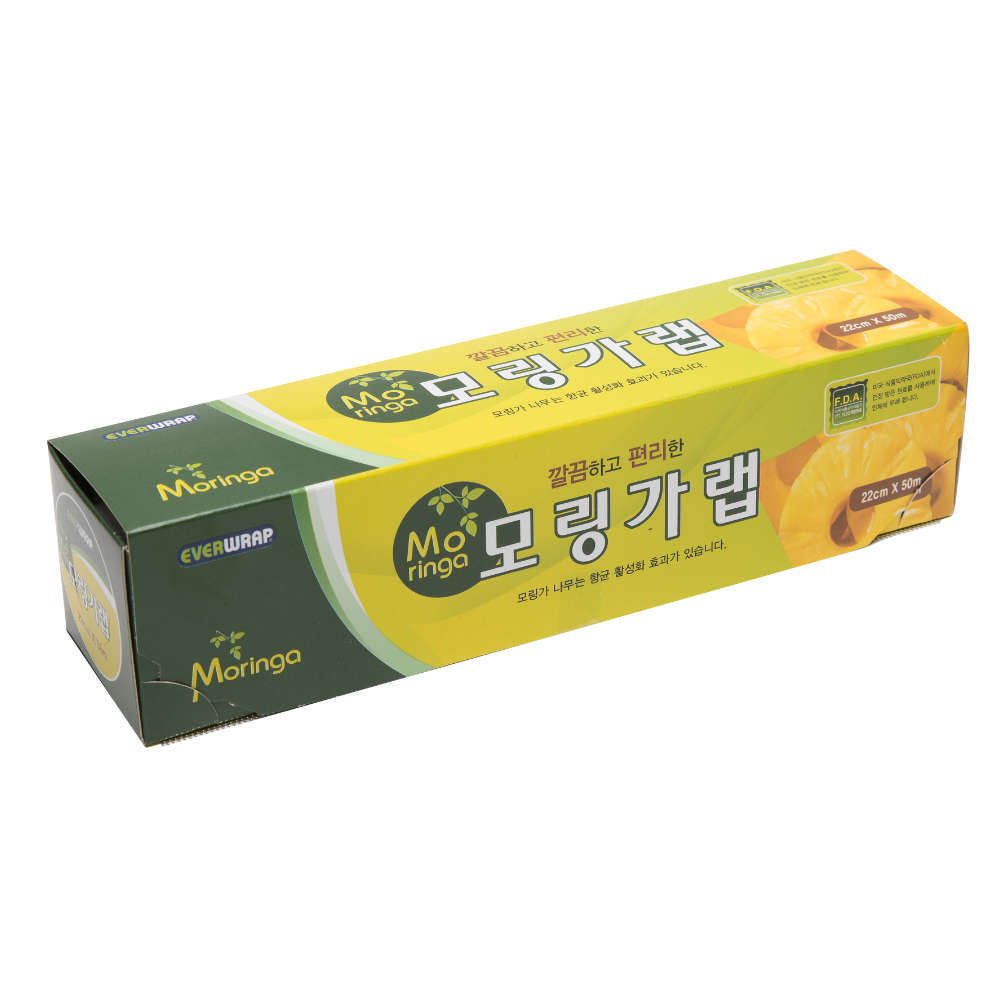 깔끔하고 편리한 에버랩 모링가 위생랩 22cm x 50cm 40개 - 메인 이미지
