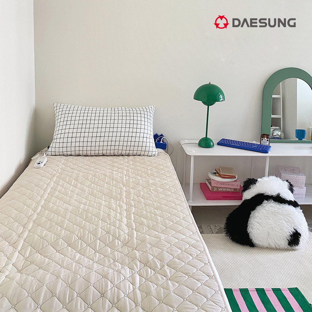 대성쎌틱 탄소매트 카본 전기매트 전자파없는 전기요 EMF 그래핀 캠핑 더블 그레이