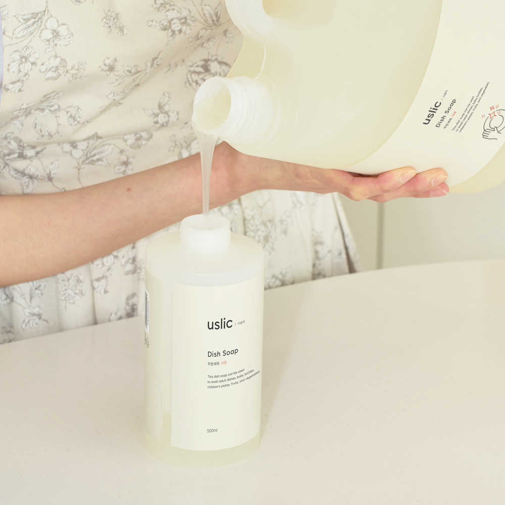 주방세제 500ml + 4L 과일세정제 텀블러세척 기름때제거 스텐연마제 이미지 8