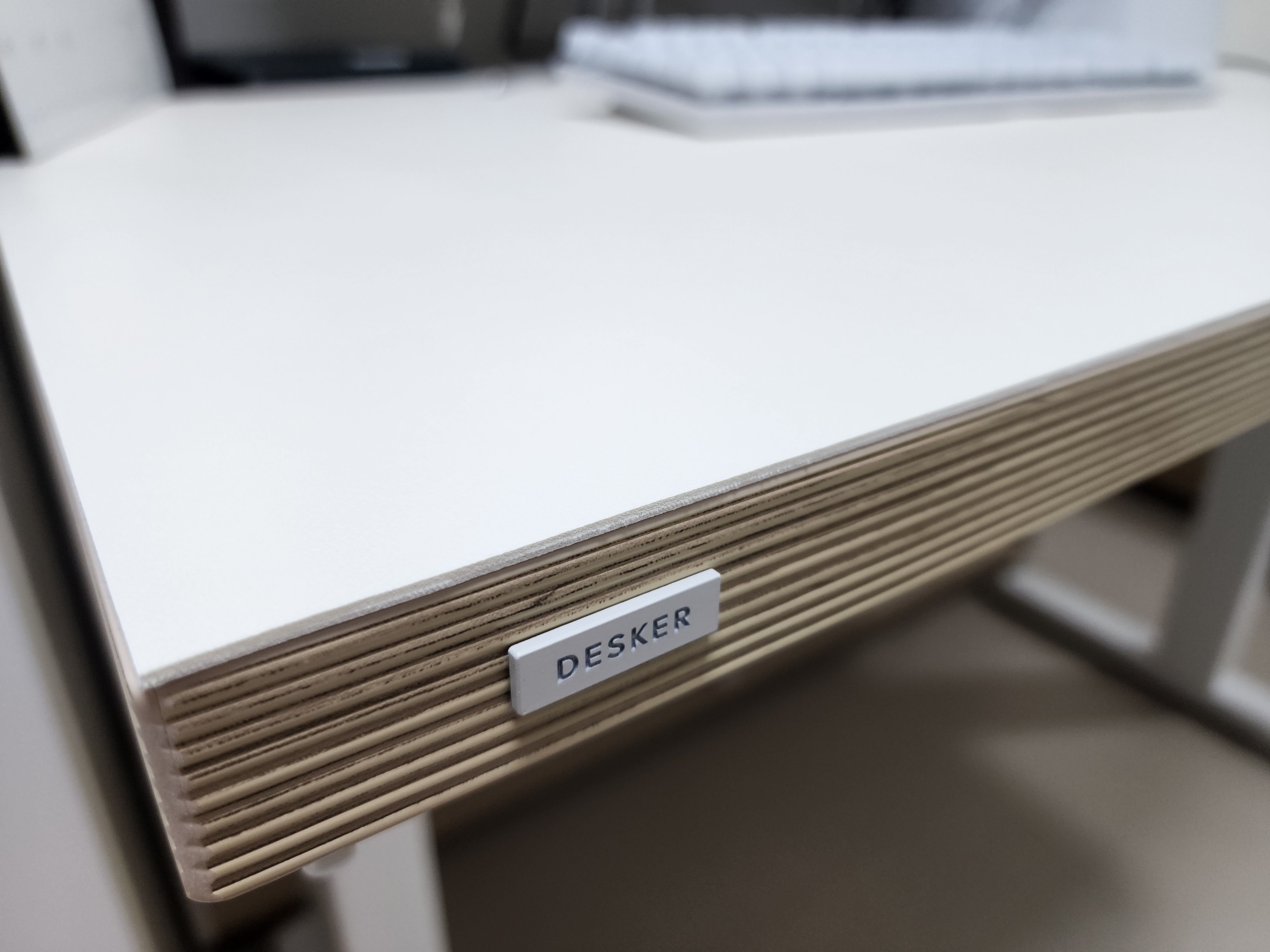 호환 꼬꼬미 방수 가죽 데스크매트 데스커책상 모션데스크 스마트형 1200x600 화이트 이미지 2