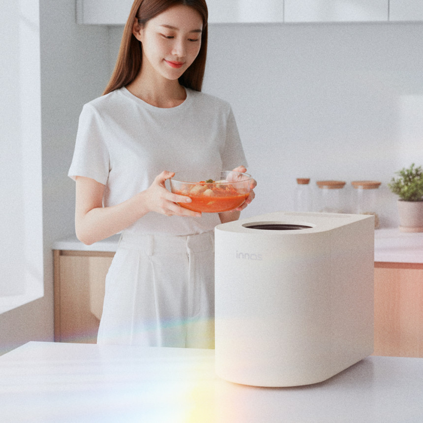 이노스 스마트 음식물처리기 대용량 가정용 분쇄기 건조기 4.5L