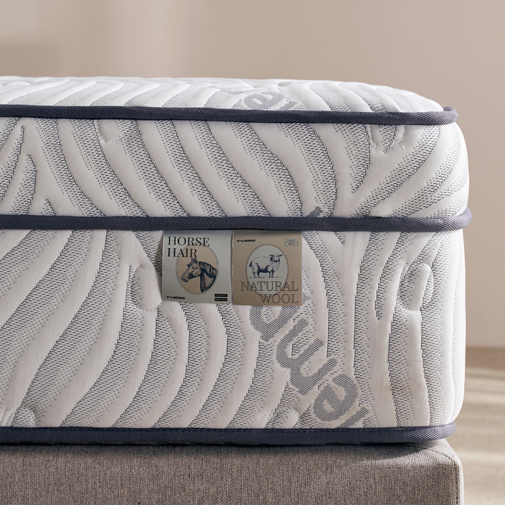 쉐우드가구 카발리 CAVALLI 말총 양모 독립/포켓 스프링 매트리스 38cm, Q(퀸) - 상세 이미지 4