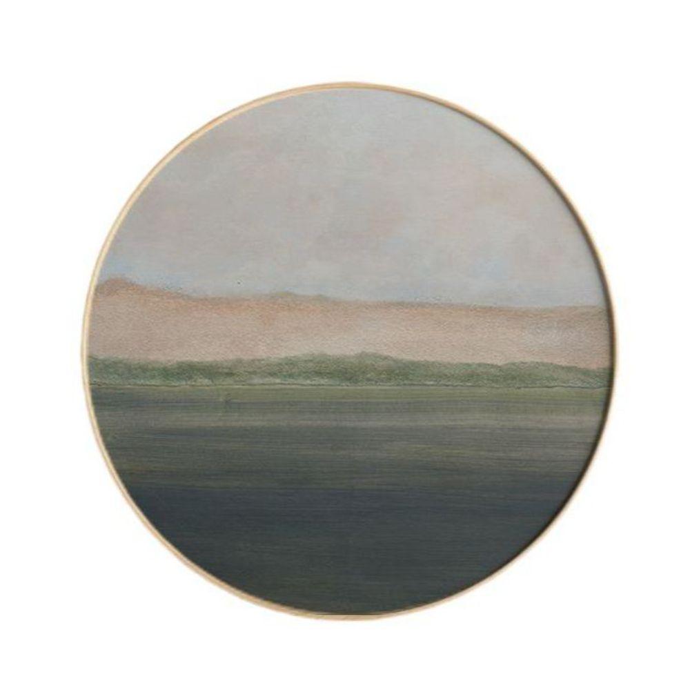 모던 원형 추상화 세련된 거실 인테리어 그림 액자 현관 캔버스 복도 A 50x50cm - 상품 이미지