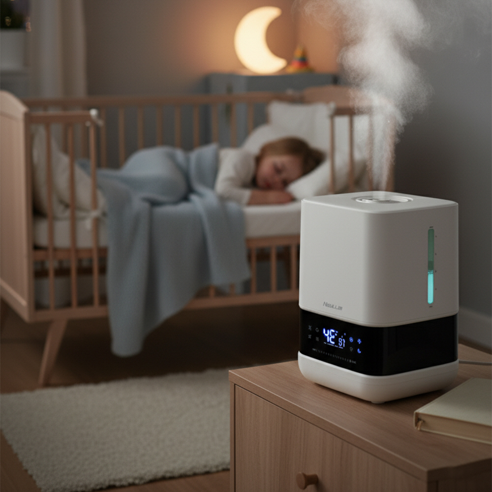 늘림 아기 신생아 가습기 저온 가열식 대용량 가습기 6L