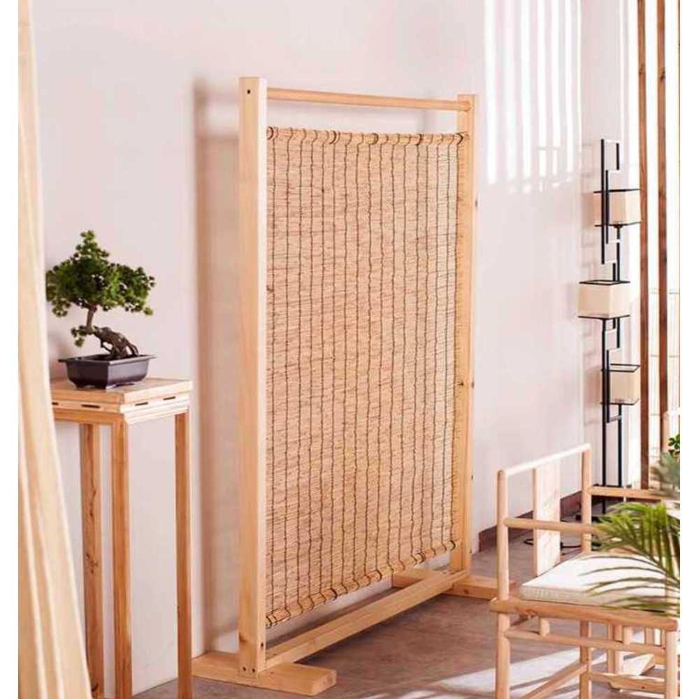 원목 파티션 한식집 인테리어 공간 활용 전통 가림막 150x150cm + 원목 - 상세 이미지 3