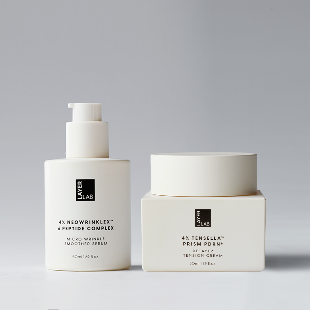 레이어랩 2Step 안티에이징, 링클세럼 후기, 탄력크림 효과, 피부 탄력 개선, 건조한 피부 관리