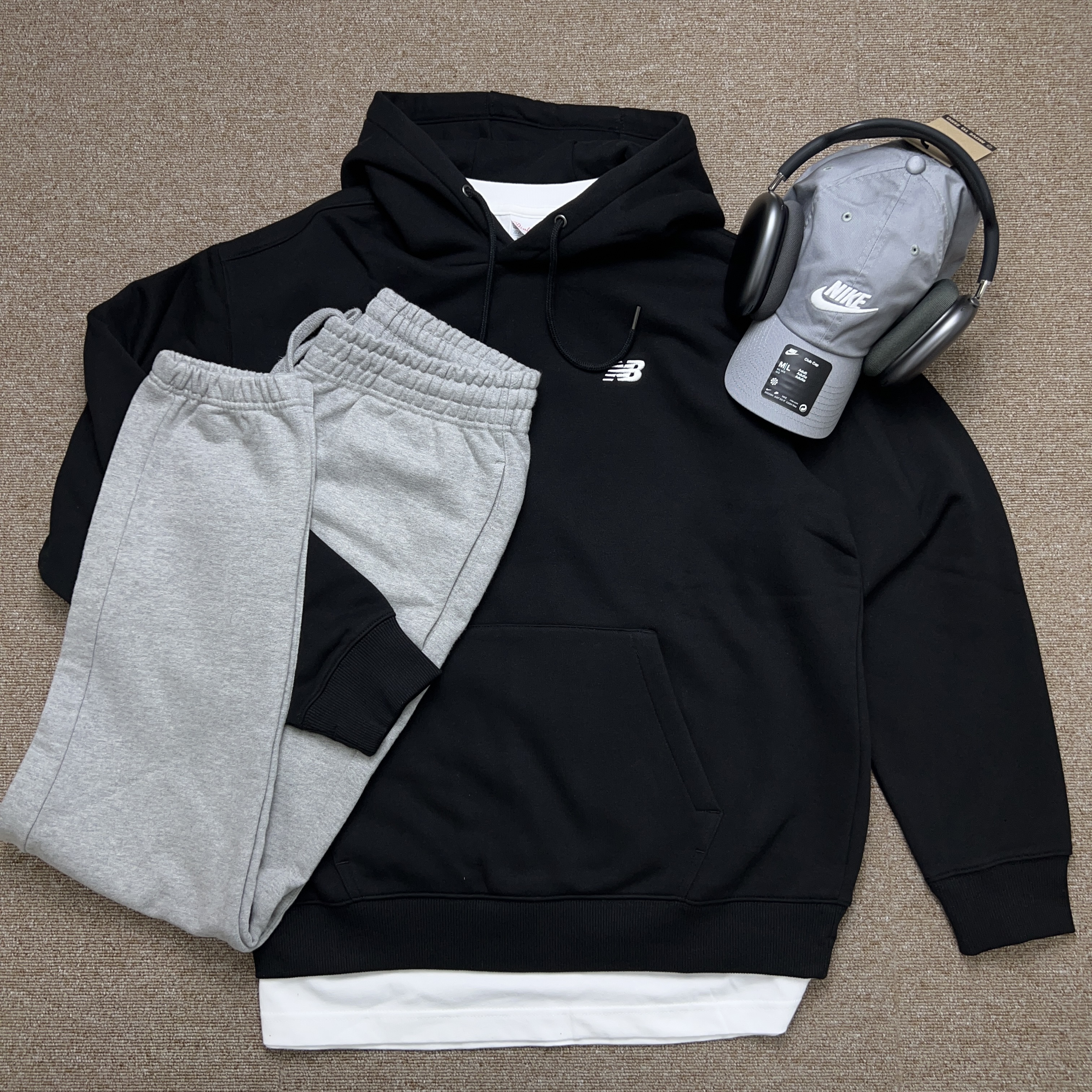 뉴발란스 후드티 USA 타이거 프린팅 기모 - 상세 이미지 2