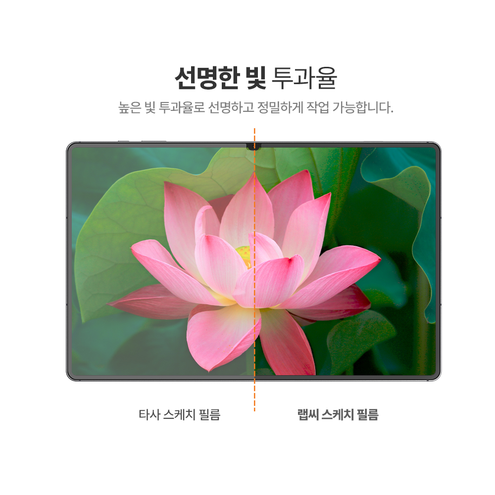 랩씨 종이질감 지문방지 저반사 액정보호필름 (오리지널 버전) 갤럭시 탭 S11 울트라, 1매입 - 상세 이미지 5