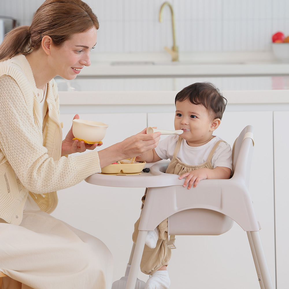 라비베베 유아 라이트 하이체어 높이조절 휴대용 식탁의자 이유식