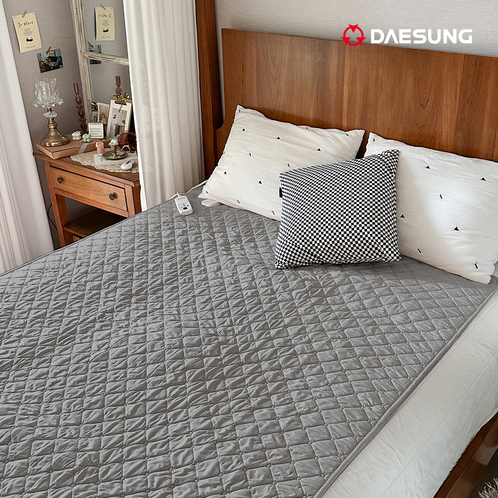 대성쎌틱 탄소매트 카본 전기매트 전자파없는 전기요 EMF 그래핀 캠핑 더블 베이지