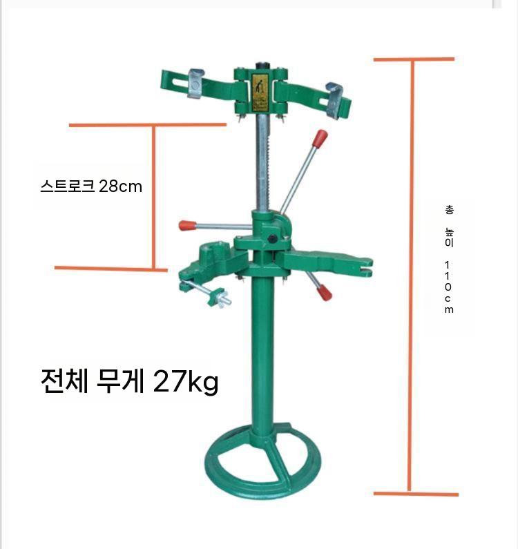 스프링 탈착기 유압 쇼바 분해 도구 쇼바잭 분해도구 작키 라운드 스프링 분해 기계 - 상세 이미지 5